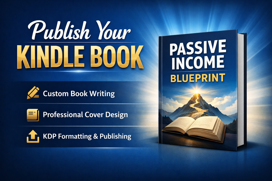 I will create and publish a professional kindle book for amazon KDP